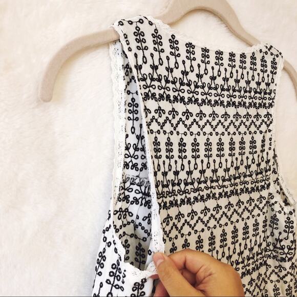 Anthropologie Ivory Cammie Embroidered Peplum Top - Picture 8 of 16